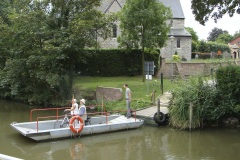 Afsnee pontje over de Leie